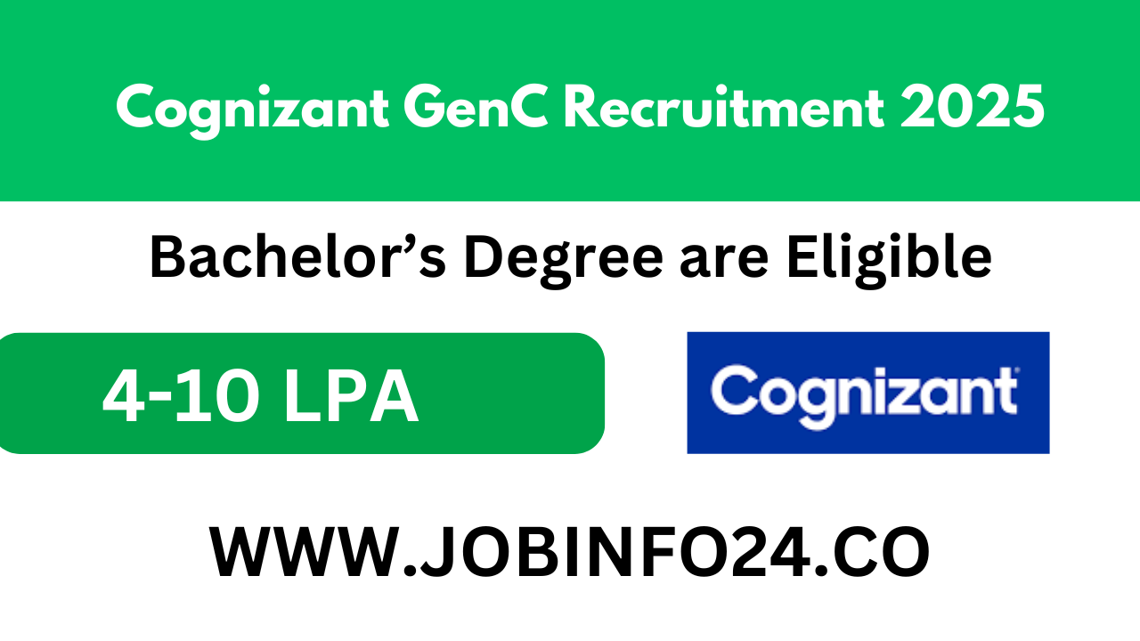 Cognizant GenC Recruitment 2025