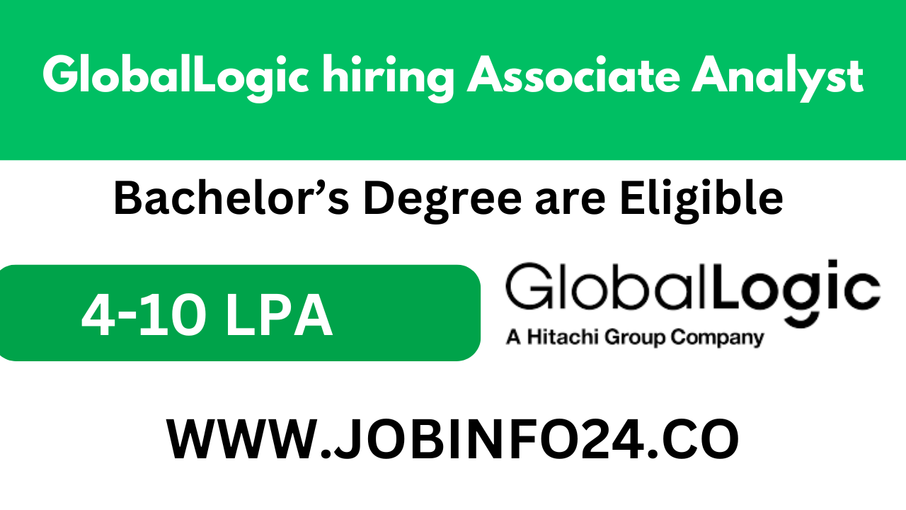 GlobalLogic hiring Associate Analyst