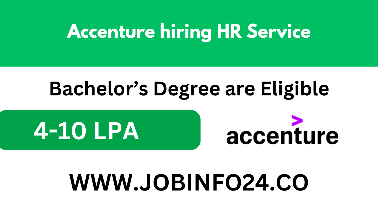 Accenture hiring HR Service
