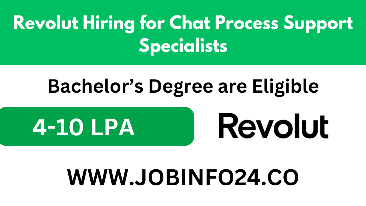 Revolut Hiring for Chat Process Support Specialists